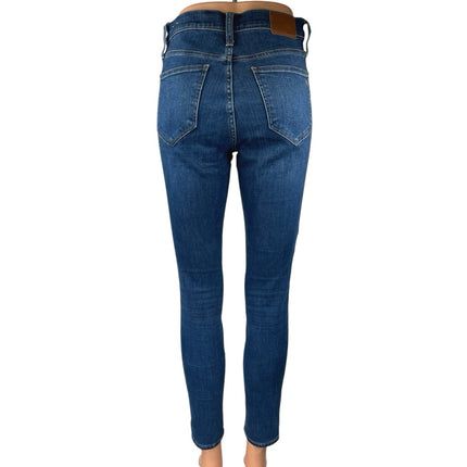 Madewell Roadtripper Women's Blue Mid Rise Skinny Denim Jeans Pants Size 26