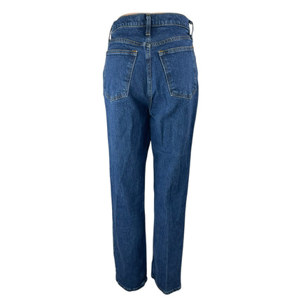 Abercrombie & Fitch 90's Straight Blue Ultra High Rise Denim Jeans Pants Size 8