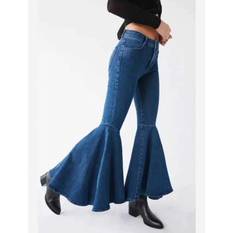 Urban Outfitters BDG Blue High Rise Flared Bootcut Bell Bottom Denim Jeans 29