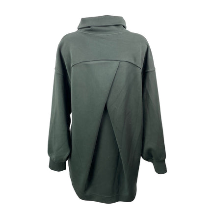 Lululemon Women's Sage Green Long Sleeves Relaxed Turtleneck Sweatshirt Size M