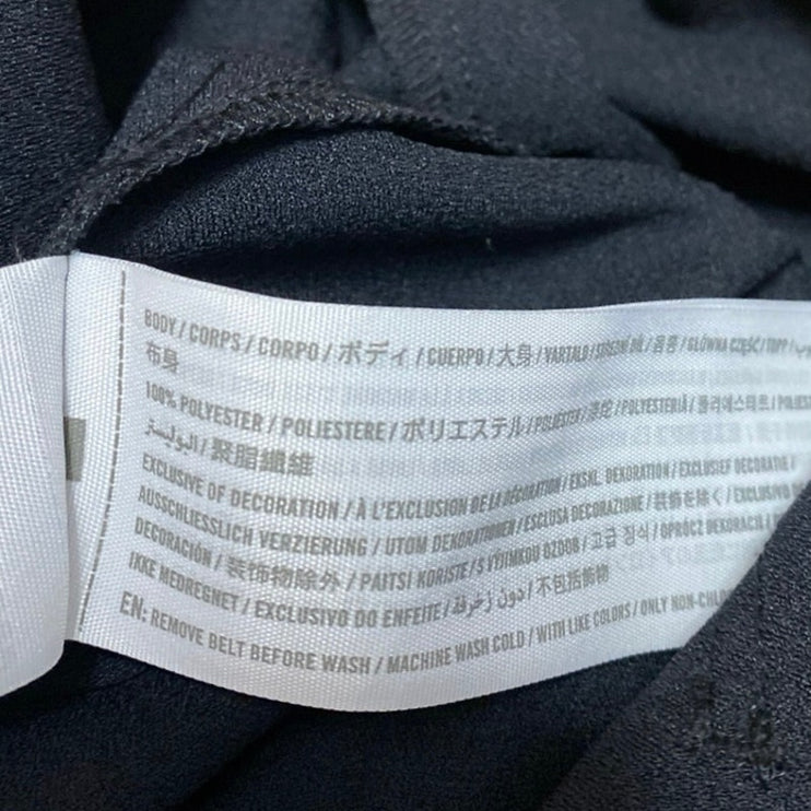 Abercrombie & Fitch Women's Black High Waisted Tapered Trousers Pants Size S