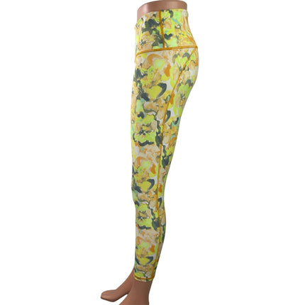 Powerhold by Fabletics Yellow Yoga Workout Gym Athletic Leggings Pants Size S