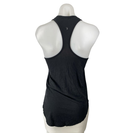 Lululemon Women's Black Racerback Pocket Yoga Workout Athletic Tank Top Size 8