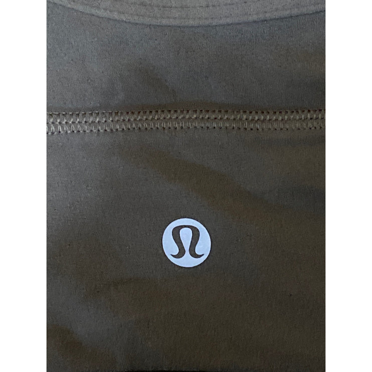 Lululemon Women's Green Yoga Workout Running Athletic Sports Bra Crop Top Size 2