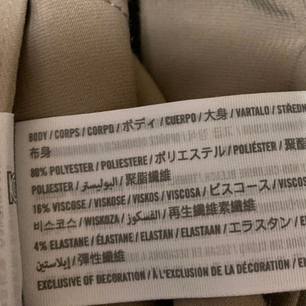 Abercrombie & Fitch Cream White High Waisted Wide Leg Trousers Dress Pants Sz 33