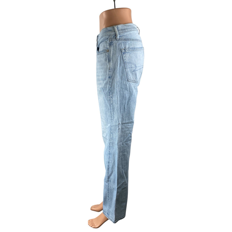American Eagle 90s Straight Women's Blue Relaxed High Rise Denim Jeans Size 6