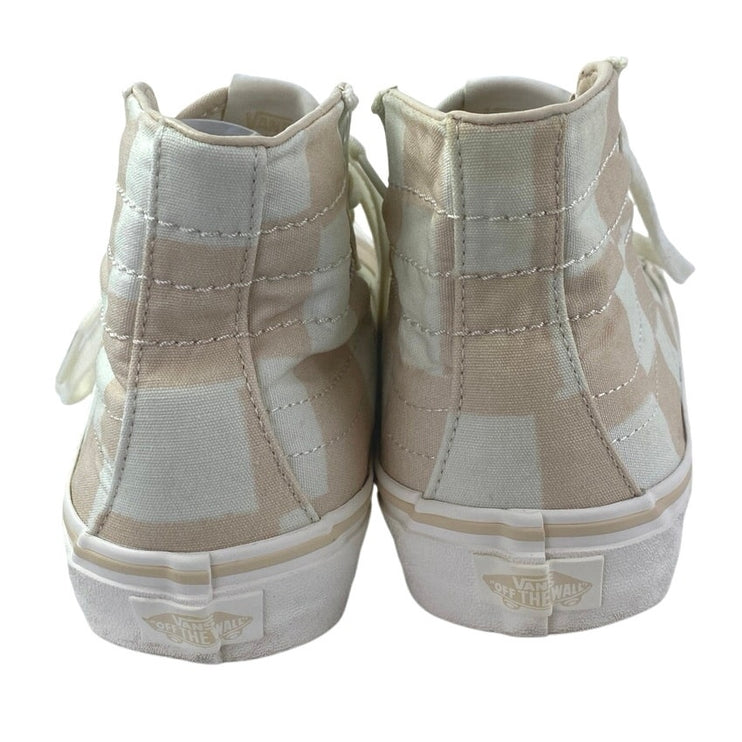 Vans SK8-Hi 138 Decon Women's Pink Check Lace Up High Top Sneakers Shoes Size 10