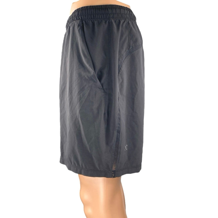 Lululemon Pace Breaker Men's Gray Elastic Waist Pockets Lined Training Shorts L