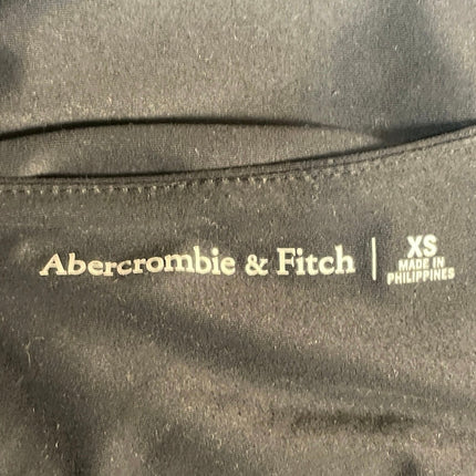 Abercrombie & Fitch Black Crew Neck Short Sleeve Tee T-Shirt Bodysuit Top Sz XS