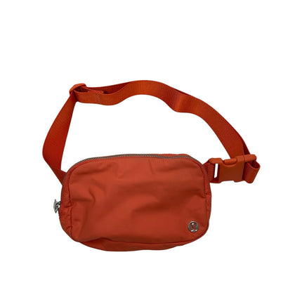 Lululemon Everywhere Belt Bag Orange Pockets Keys Fanny Pack Purse Pouch Handbag