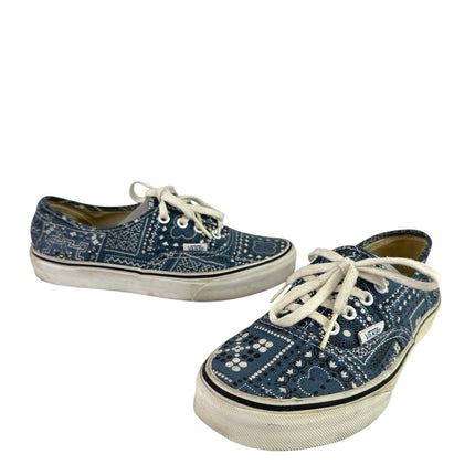 Vans Doren Blue Paisley Low Top Lace Up Casual Sneakers Shoes Mens 5 Womens 6.5