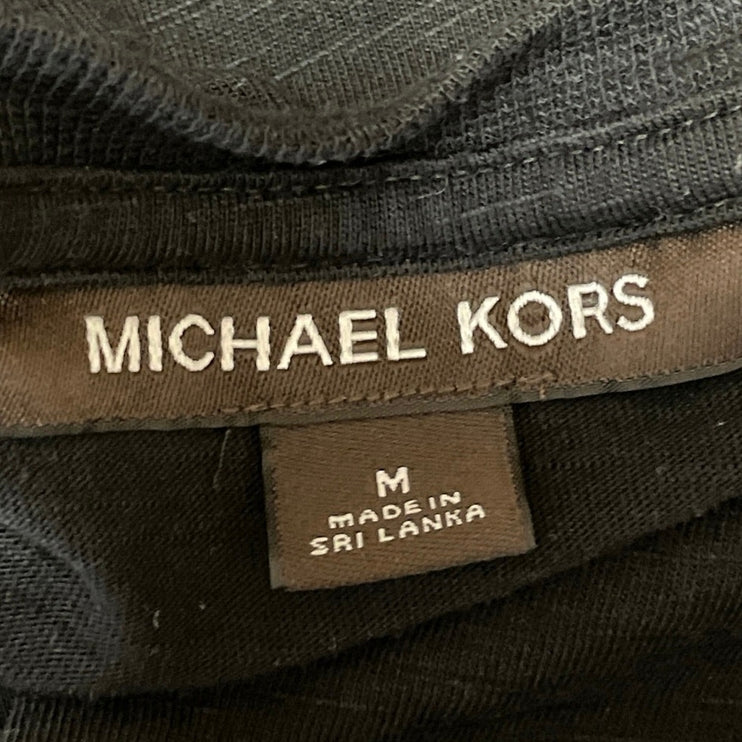Michael Kors Men's Black Short Sleeve Crew Neck Basic T Shirt Tee Top Size M