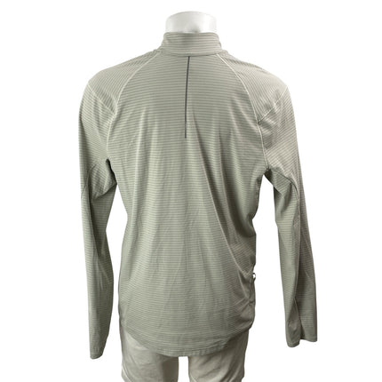 Lululemon Metal Vent Tech Midweight Mens Gray Half Zip Pullover Sweater Top Sz L