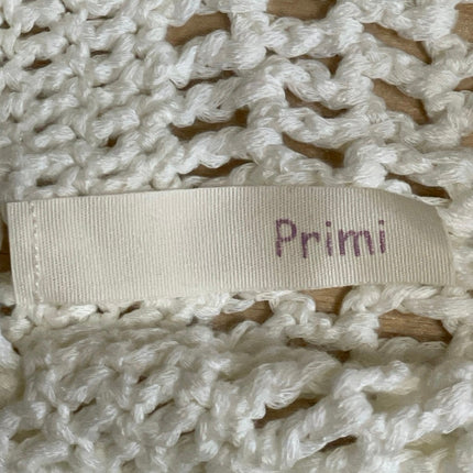 Primi Cream Crochet Mesh High Waisted Summer Swimming Cover Up Trousers Pants M