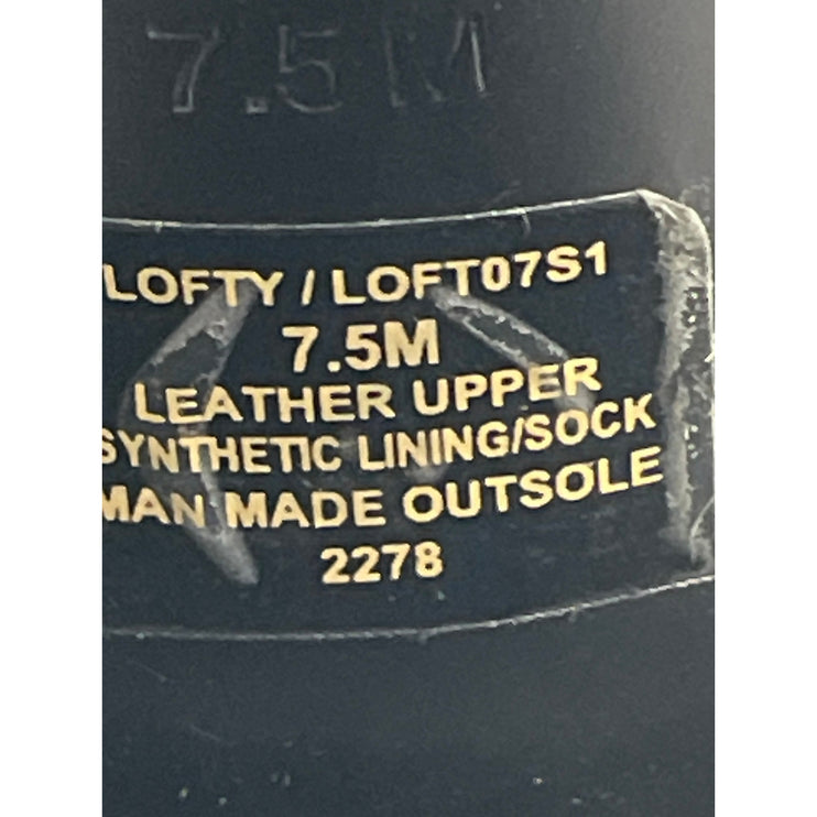 Steve Madden LOFTY Women's Black Block High Heels Slingback Platform Sandals 7.5