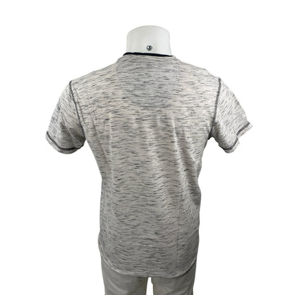 Modern Culture Men's Gray Heather Short Sleeve Basic V Neck T Shirt Tee Top Sz M
