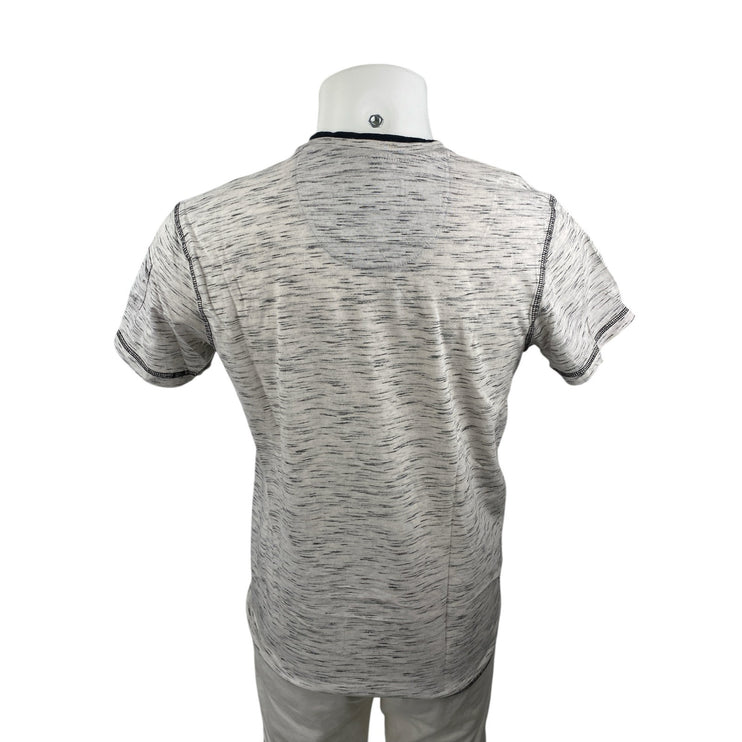Modern Culture Men's Gray Heather Short Sleeve Basic V Neck T Shirt Tee Top Sz M