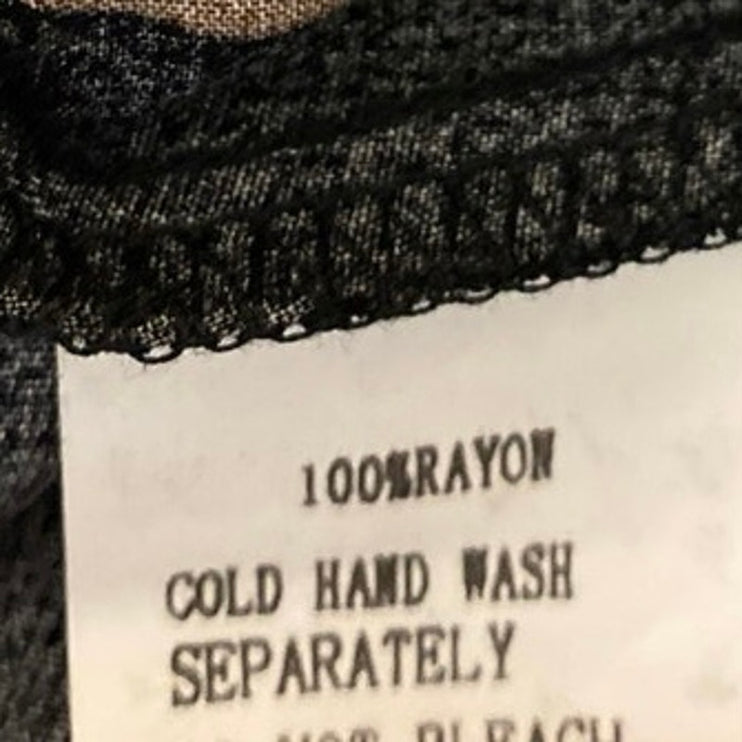 NEW Vine Apparel Lili Black Tan Polka Dot Short Sleeve Fit & Flare Maxi Dress 18