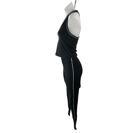 Beyond Yoga Women's Black Sleeveless Activewear Tank Top & Legging Pants Sets S