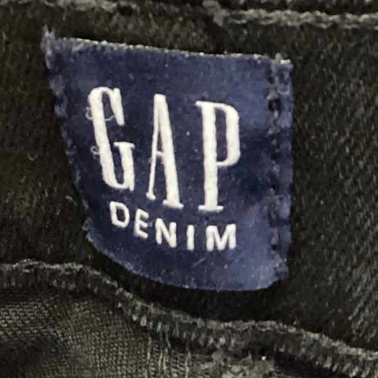 GAP Denim True Skinny Women's Black High Waist Stretch Ankle Denim Jeans 28 Tall