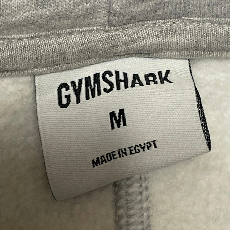 Gymshark Cosy Luxe Zip Through Women's Gray Fleece Hoodie Sweatshirt Top Size M