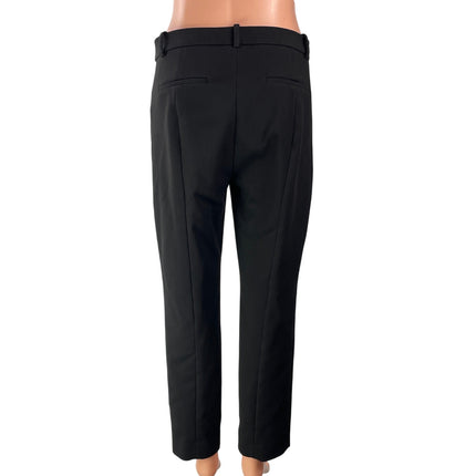 J.Crew Cameron Women's Black High Rise Career Straight Trousers Pants Size S