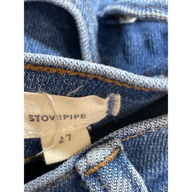 Madewell Stovepipe Women's Blue High Waisted Straight Mom Denim Jeans Pants 27