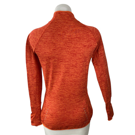 Nike Element Sphere Half Zip Womens Coral Dri Fit Long Sleeve Athletic Shirt XS