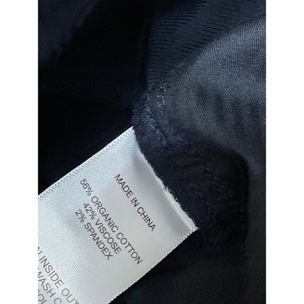 NEW Quince Women's Navy Blue High Rise Straight Leg Trousers Dress Pants Size XL