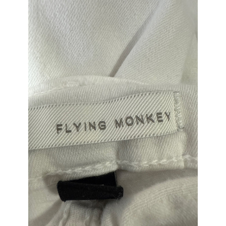 Flying Monkey Women's White Low Rise Stretch Jegging Skinny Denim Jeans Size 25