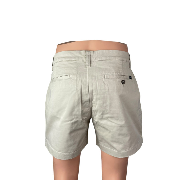 Chubbies Men's Beige Regular Fit Golf Chino Khaki Bermuda Casual Shorts Size 32