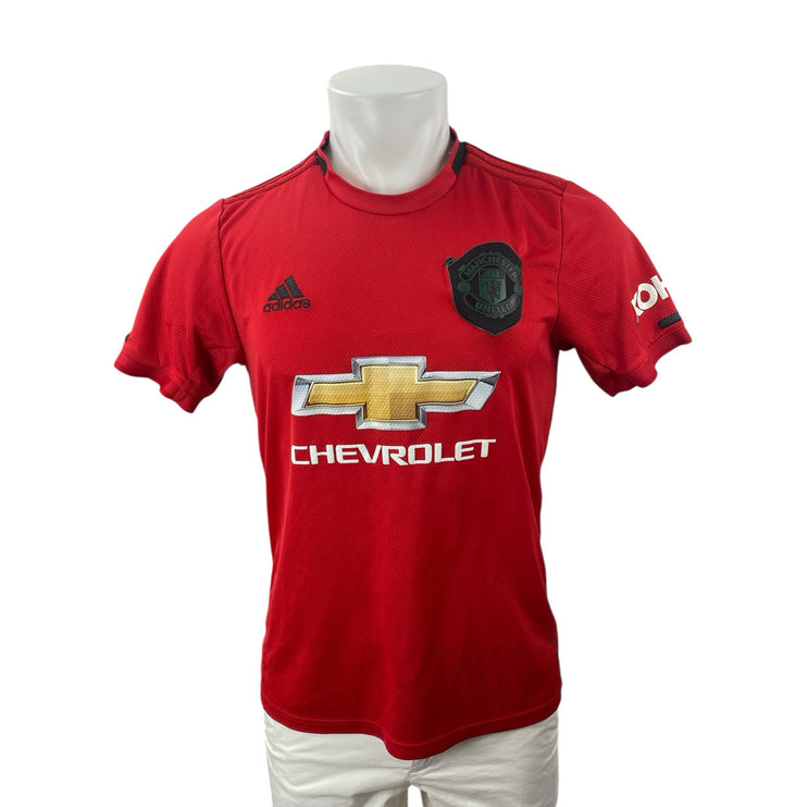 Adidas Manchester United 2019/2020 Men's Red Short Sleeve Jersey Shirt Top Sz M