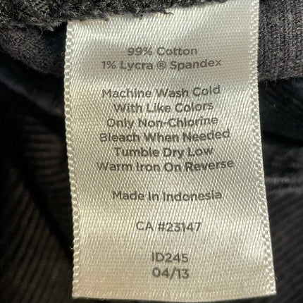 Talbots Heritage Women's Black High Rise Slim Straight Leg Denim Jeans Size 14