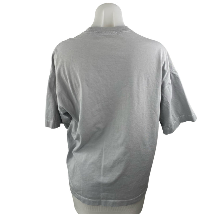 Banana Republic Women's Gray Short Sleeve Crewneck Pocket T Shirt Tee Top Size S