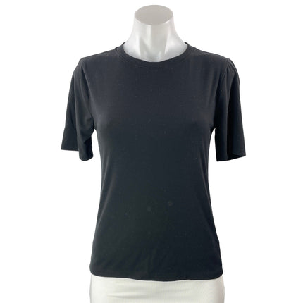 J.Crew Women's Black Short Sleeve Basic Casual Crew Neck T Shirt Tee Top Size S