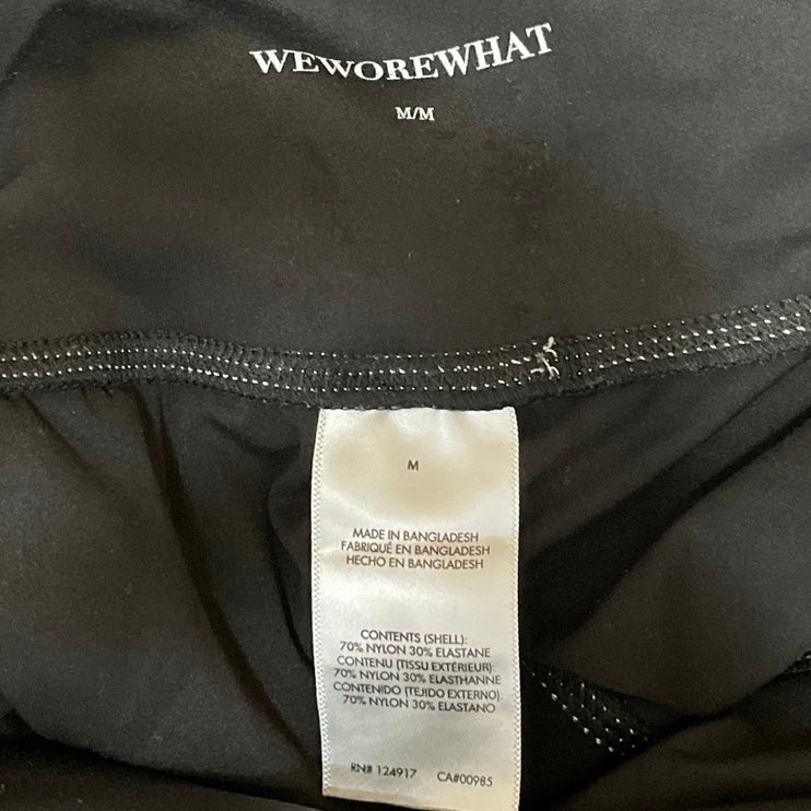 WeWoreWhat Corset Women's Black High Rise Yoga Athletic Leggings Pants Size M
