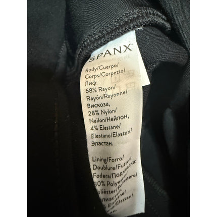 Spanx Black High Waisted Straight Leg Activewear Trousers Leggings Pants Size M