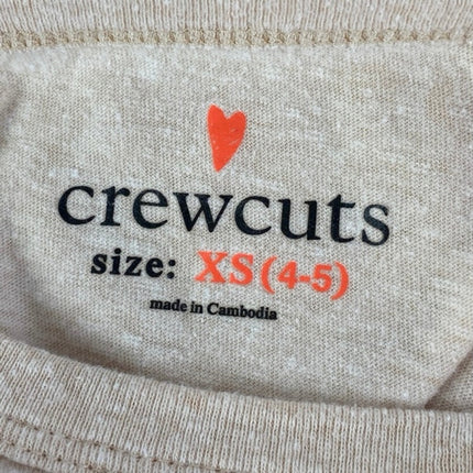 Lot of 5 Crewcuts Kids Multicolor Crewneck Graphic Cotton Tee T-shirt Top 4-5Y