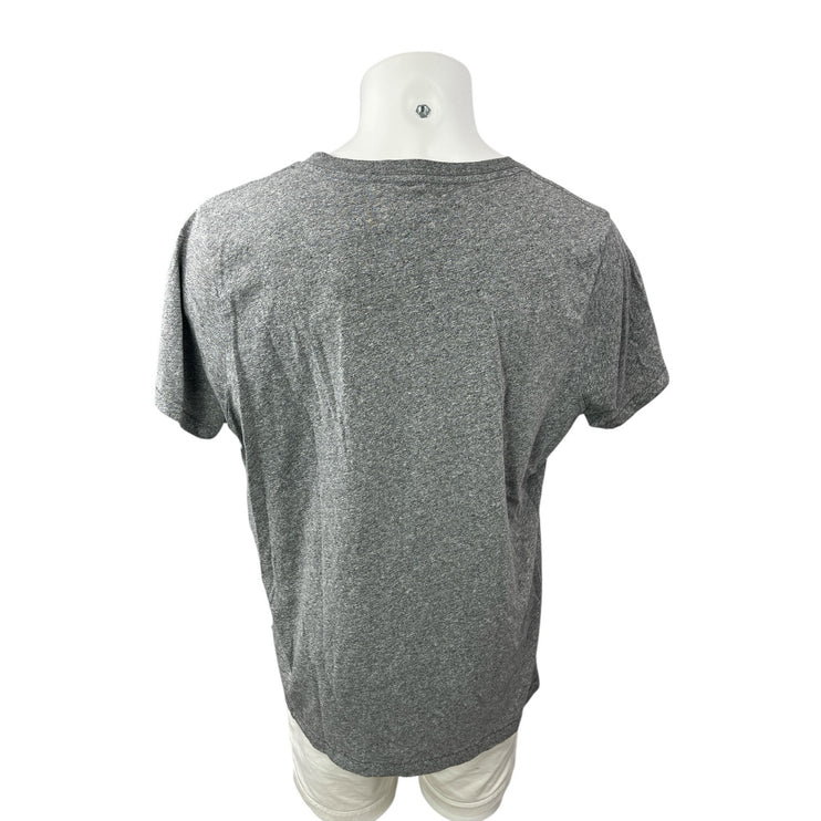 Sol Angeles Men's Gray V-neck Short Sleeve Casual Basic Tee T-shirt Top Size XXL