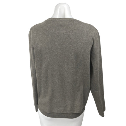 Zara Women's Gray Knitted 2-Piece Button Up Cardigan Sweater & Tank Top Set Sz L