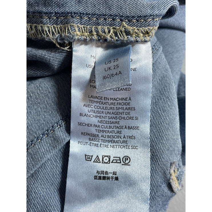Free People We The Free Blue High Rise Flared Bootcut Bell Bottom Denim Jeans XS