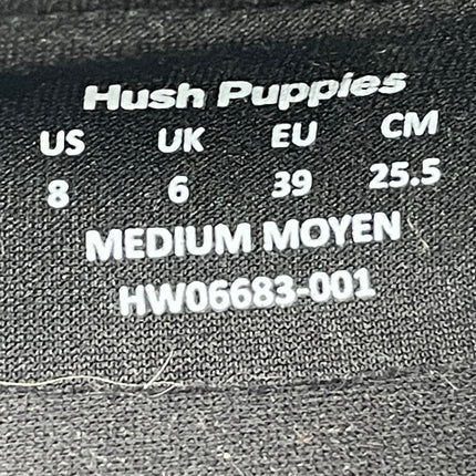 Hush Puppies Lucy Black Suede Almond Toe Slip On Penny Loafers Flats Size 8