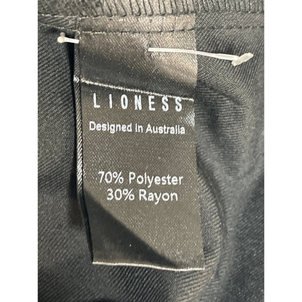 Lioness Women's Gray Mid Rise Belted Slim Fit Straight Leg Mini Shorts Size L