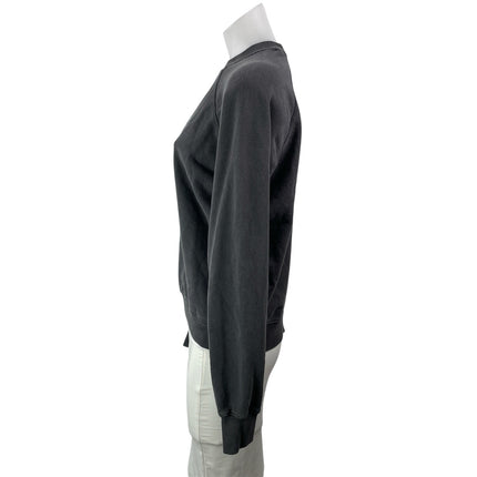 Spiritual Gangster Love More Black Gray Long Sleeve Sweater Sweatshirt Top XS