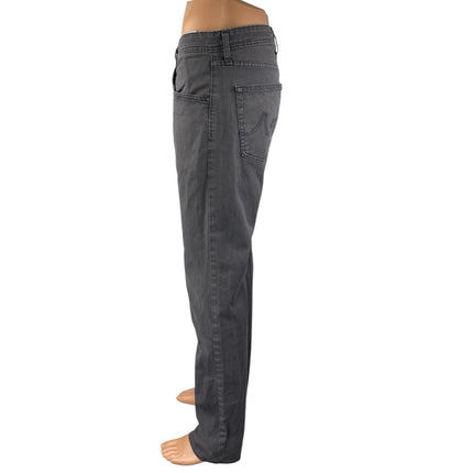 Adriano Goldschmied Matchbox Men's Black Slim Straight Denim Jeans Pants Size 34