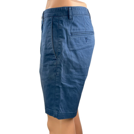 Theory Men's Blue Wine Red High Waisted Straight Casual Chino Khaki Shorts 31