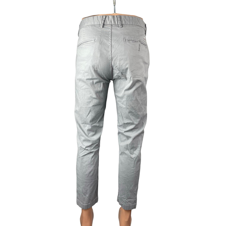 Ben Sherman Mens Stretch Slim High Rise Tapered Chino Denim Jeans Pants W32/ L32
