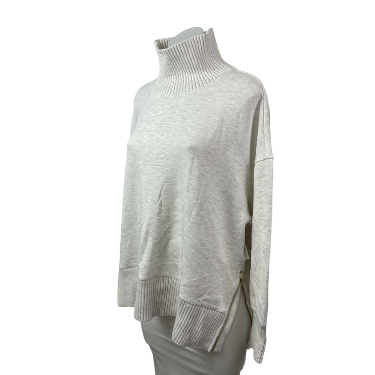 Varley Barker Women's Ribbed High Neck Long Sleeve Sweatshirt Sweater Top Sz XS