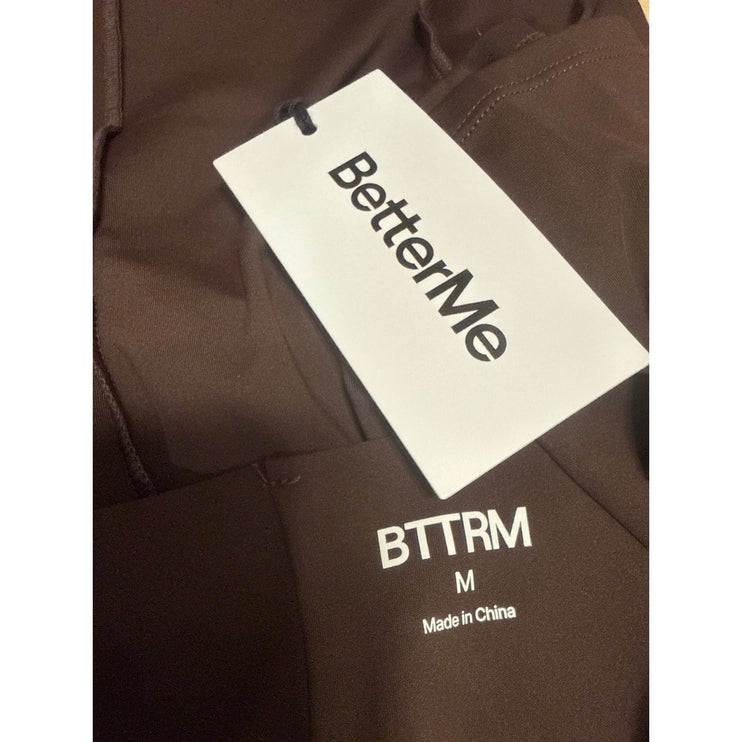 NEW BTTRM BetterMe Contour Stitch Crop Top Leggings Athletic Activewear Set Sz M