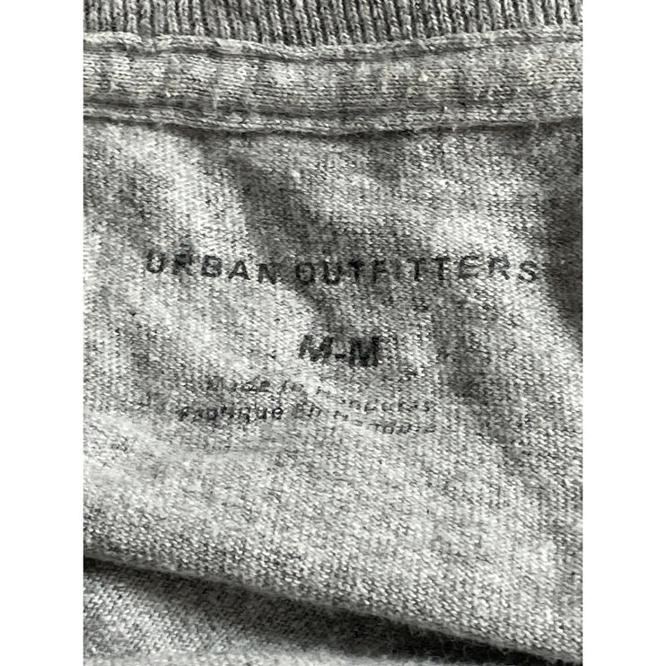 Urban Outfitters Sonic State Alexa Womens Gray Crop Baby Tee Basic T-Shirt Top M